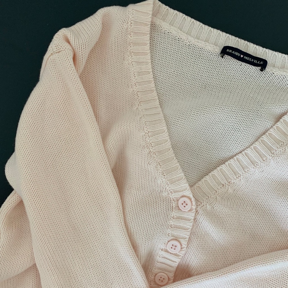 pink brandy cardigan
